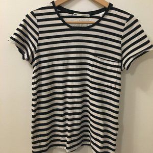 Hope Black and White Stripe T-shirt